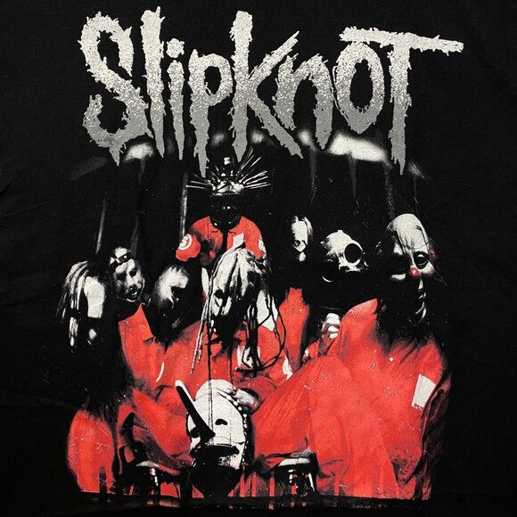 Slipknot Heavy Metal Band Self-Titled Album Cover Art T-Shirt XL - Picture 2 of 5